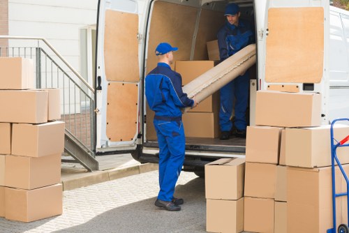 Removal van and moving team serving a Coneyhall home move