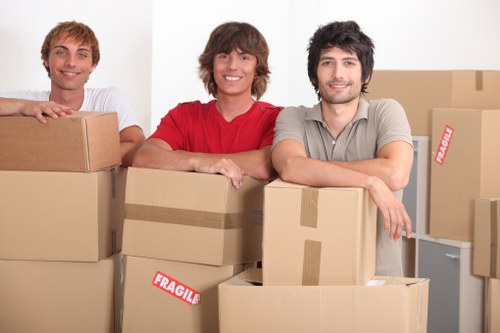 Van loaded with furniture and boxes for a Coneyhall delivery