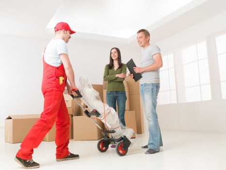 Packing and loading service for a house move in Coneyhall