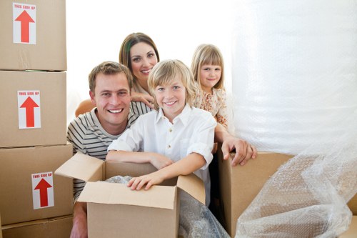 Careful packing and loading support for a Coneyhall house move