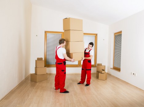 Loading assistance for a moving job with parking and access considerations