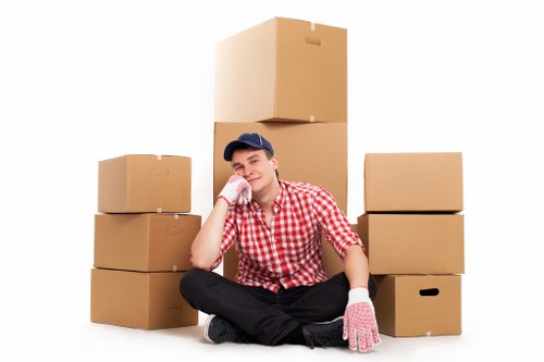 Commercial removals support for an office move in Coneyhall