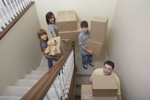Organised unpacking service in a Coneyhall home